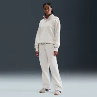 Nike Sportswear Phoenix Fleece женская Mid-Rise Open-Hem Pants цвет коричневый