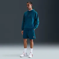 NikeCourt Heritage чоловічі Dri-FIT Fleece Tennis шорти блакитний