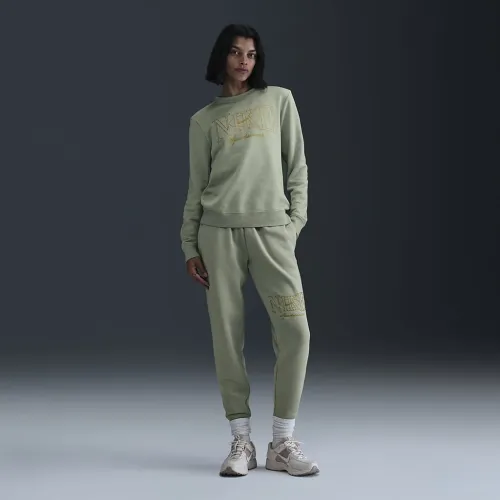Nike Sportswear Club Fleece женская Mid-Rise Joggers цвет зеленый