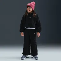 Nike Cozy Little детские Pullover Толстовка с капюшоном and Pants набор цвет черный
