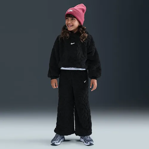 Nike Cozy Little детские Pullover Толстовка с капюшоном and Pants набор цвет черный