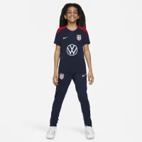 USMNT Strike Big дитячі Nike Dri-FIT Soccer Short-Sleeve Knit Top блакитний