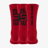 Nike Elite дитячі баскетбольні Crew шкарпетки (3 пар) колір червоний