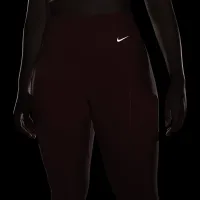 Nike Universa жіноча Medium-Support З високою талією 7/8 лосіни з кишенямиколір червоний