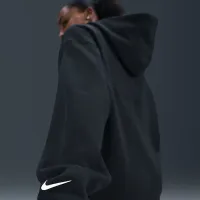 Caitlin Clark Nike баскетбольные Fleece Pullover Толстовка с капюшоном цвет черный