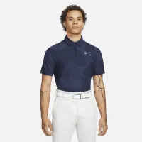 Nike Dri-FIT ADV Tour мужские Camo для гольфа Polo синий