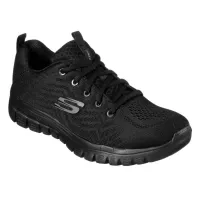 Кроссовки Женские SKECHERS GRACEFUL GET CONNECTED (12615-BBK)