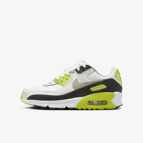 Nike Air Max 90 Big детские Кроссовки цвет белый