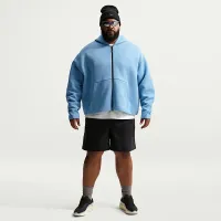 Nike Tech мужские Fleece Full-Zip Толстовка с капюшоном синий