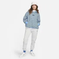 Nike Sportswear Phoenix Fleece x Nike United женская оверсайз Pullover Толстовка с капюшоном синий