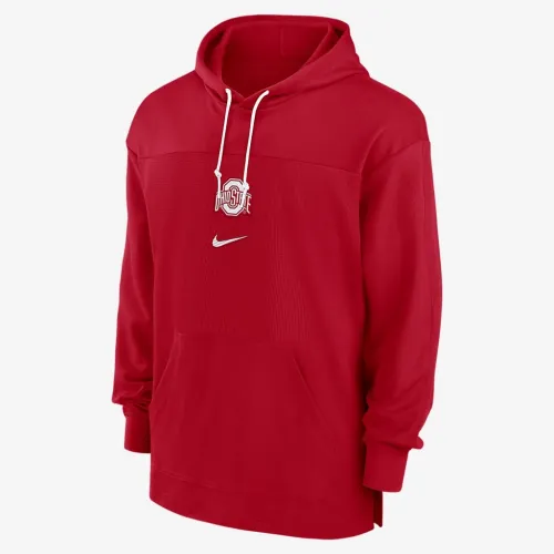 Ohio State Buckeyes Sideline Jersey чоловічі Nike Dri-FIT College Pullover Толстовка з капюшоном колір червоний