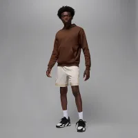 Nike Jordan Sport Hoop Fleece мужские Dri-FIT Pullover Толстовка с капюшоном цвет коричневый