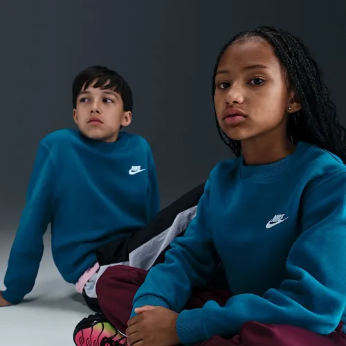 Nike Sportswear Club Fleece Big дитячі світшот блакитний