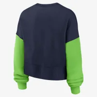 Seattle Seahawks жіноча Nike NFL Pullover Crew блакитний