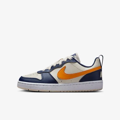 Nike Court Borough Low Recraft Big детские Кроссовки цвет коричневый