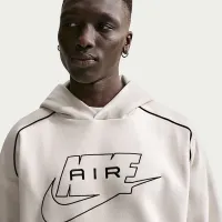 Nike Air чоловічі Fleece Pullover Толстовка з капюшоном колір сірий
