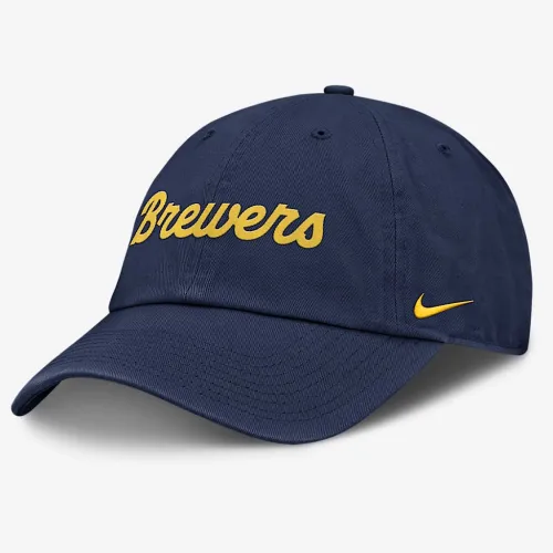 Milwaukee Brewers Club Men’s Nike MLB Adjustable Hat синий