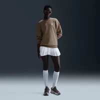 Nike Sportswear Club Fleece женская Loose Crew-Neck свитшот цвет коричневый