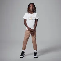 Nike Jordan Sneaker School Little дитячі 2-Piece Pants комплект колір коричневий