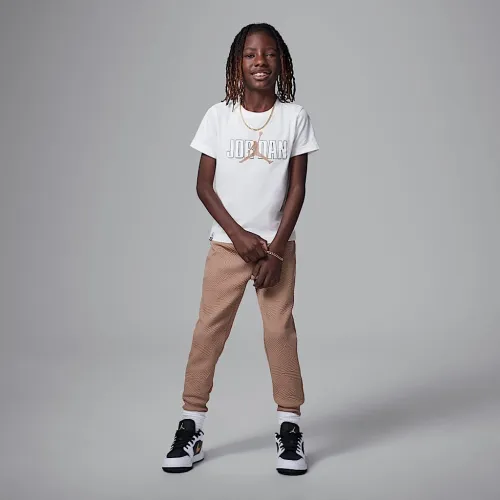 Nike Jordan Sneaker School Little дитячі 2-Piece Pants комплект колір коричневий