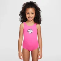 Nike Swim Little детские (Girls') U-Back One-Piece Pink