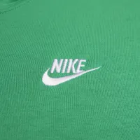 Nike Sportswear Club Fleece женская Pullover Толстовка с капюшоном (большие размеры) цвет зеленый