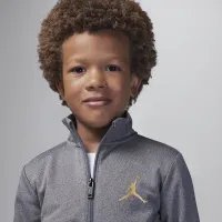 Nike Jordan Take Flight колір чорний and Gold Tricot комплект Little Kids Tracksuit колір сірий