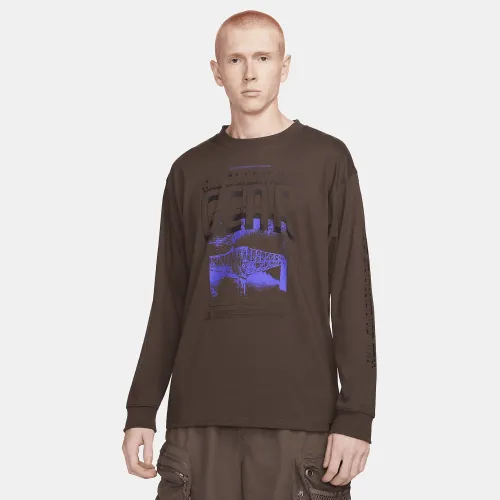 Nike ACG чоловічі Long-Sleeve футболка колір коричневий