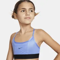 Nike Indy Big детские (Girls') Sports Bra синий
