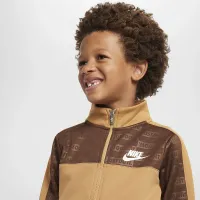 Nike Dri-FIT Sportswear Textuцвет красный Club Little детские 2-Piece Tricot набор цвет коричневый