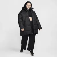 Nike Sportswear Classic Puffer женская Therma-FIT Loose Parka (большие размеры) цвет черный