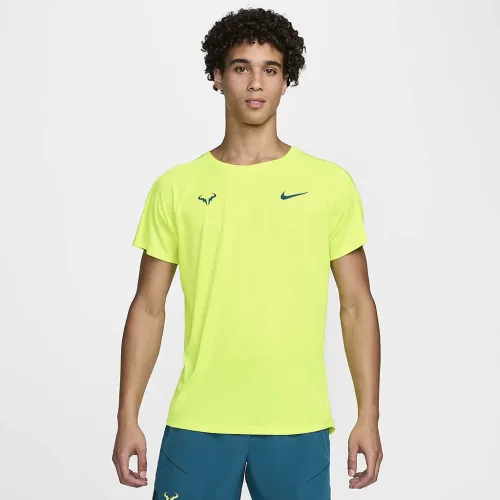 Rafa Challenger чоловічі Nike Dri-FIT Short-Sleeve Tennis Top Yellow