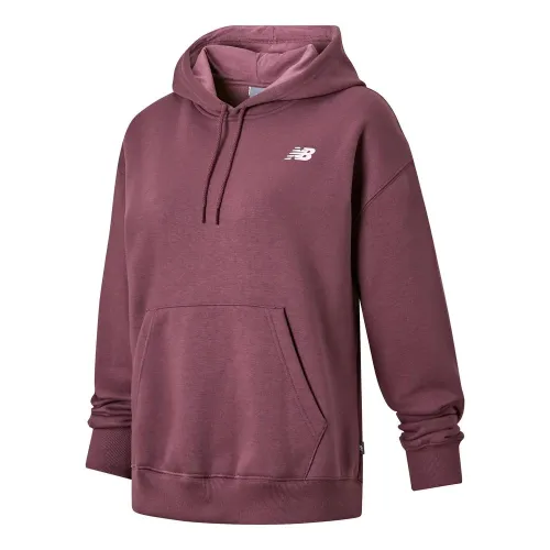 Кофта/футболка New Balance WT51947FDP - бордовая