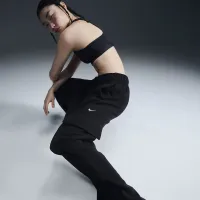 Nike Sportswear жіноча Low-Rise оверсайз French Terry Open-Hem Pants колір чорний