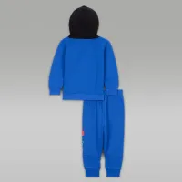 Nike Jordan MJ Moto Baby (12-24M) 2-Piece Fleece Pullover Толстовка с капюшоном набор синий