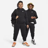 Nike Sportswear Club Fleece Big дитячі Pullover Толстовка з капюшоном (Extended Size) колір чорний