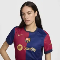 FC Barcelona 2024/25 Stadium Home женская Nike Dri-FIT Soccer Replica Jersey синий