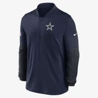 Dallas Cowboys Feel The Pressure чоловічі Nike Dri-FIT NFL 1/2-Zip Top блакитний