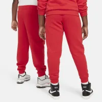 Nike Club Fleece Big дитячі Joggers (Extended Size) колір червоний