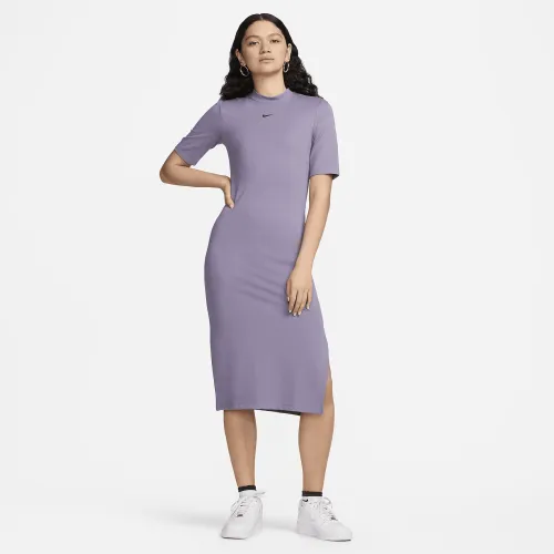 Nike Sportswear Essential женская Tight Midi Костюм цвет фиолетовый