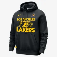 Los Angeles Lakers Club Courtside мужские Nike NBA Pullover Толстовка с капюшоном цвет черный