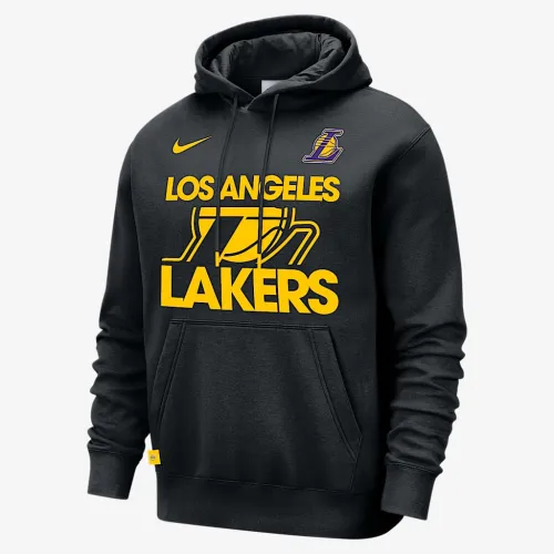 Los Angeles Lakers Club Courtside чоловічі Nike NBA Pullover Толстовка з капюшоном колір чорний