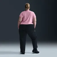 Nike Sportswear Chill Knit жіноча Cropped футболка (великі розміри) Pink