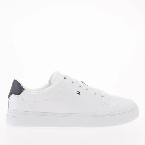 Кроссовки Tommy Hilfiger Essential Leather Flag Cupsole FW0FW07427-0LG - Белые