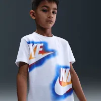 Nike Glow With Me Little дитячі футболка колір білий