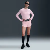 Nike Swift женская Dri-FIT UV Long-Sleeve Crew-Neck Running Top Pink