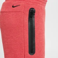 Nike Tech Fleece Little дитячі Tee and шорти комплект колір червоний