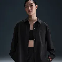 Nike 24.7 PerfectStretch жіноча Dri-FIT оверсайз Long-Sleeve Shirt колір чорний