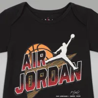 Nike Air Jordan Flight Baby (12-24M) Graphic Romper цвет черный