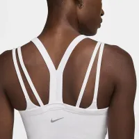 Nike One Fitted женская Dri-FIT Strappy Cropped Tank Top цвет белый